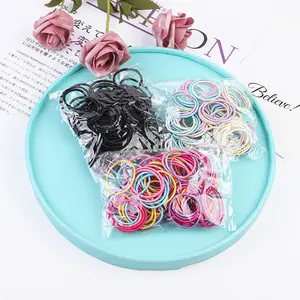 Multi Candy Color Hair Holder Hair Ties High Elastic Rubber Bands for Baby Girl's Kids