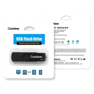 Ceamere CMC5 पेन ड्राइव 128GB 64GB 32GB 16GB 8GB 4GB धातु कुंडा यू डिस्क स्मार्टफोन Pendrive OTG 2.0 यूएसबी फ्लैश ड्राइव