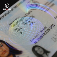 Carte d'Identité Gouvernementale en PVC/PETG/PET avec Puce RFID et Hologramme de Sécurité