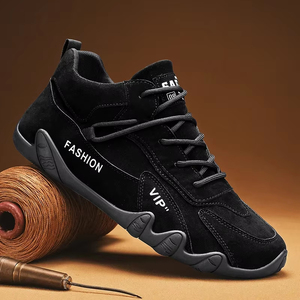 Bottes courtes décontractées pour hommes Printemps 2026 – Baskets antidérapantes kaki à lacets – Chaussures de travail – Zapatillas Hombre - Product Image 1