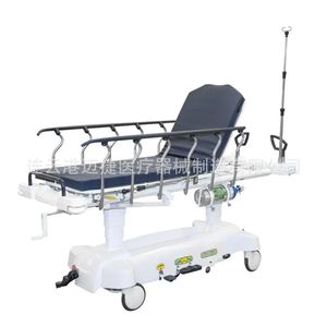 Chariot de transport médical hydraulique Maijie, chariot d'urgence, capacité de charge de 900 lb, utilisation pour gastroscopie, lit chirurgical, réanimation - Product Image 2