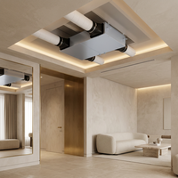 Système d'air frais commercial à double flux et ventilation équilibrée pour restaurant