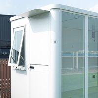 Cocovia 20 pieds – Cabine de bureau mobile préfabriquée en verre moderne, mini-maison facile à construire, espace de travail/chambre, maison conteneur à assemblage rapide