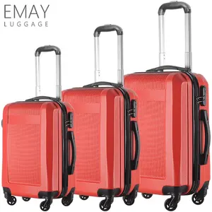 Wholesale High Quality 3PCS ABS Hard Carry on Luggage in Dongguan City