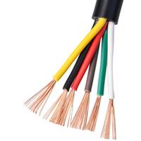 Cable de Control Multifilar RVV para Elevadores y Sistemas de Alarma contra Incendios, Cable de Cobre Flexible de 7*1.5mm² para Proyectos de Seguridad en Edificios