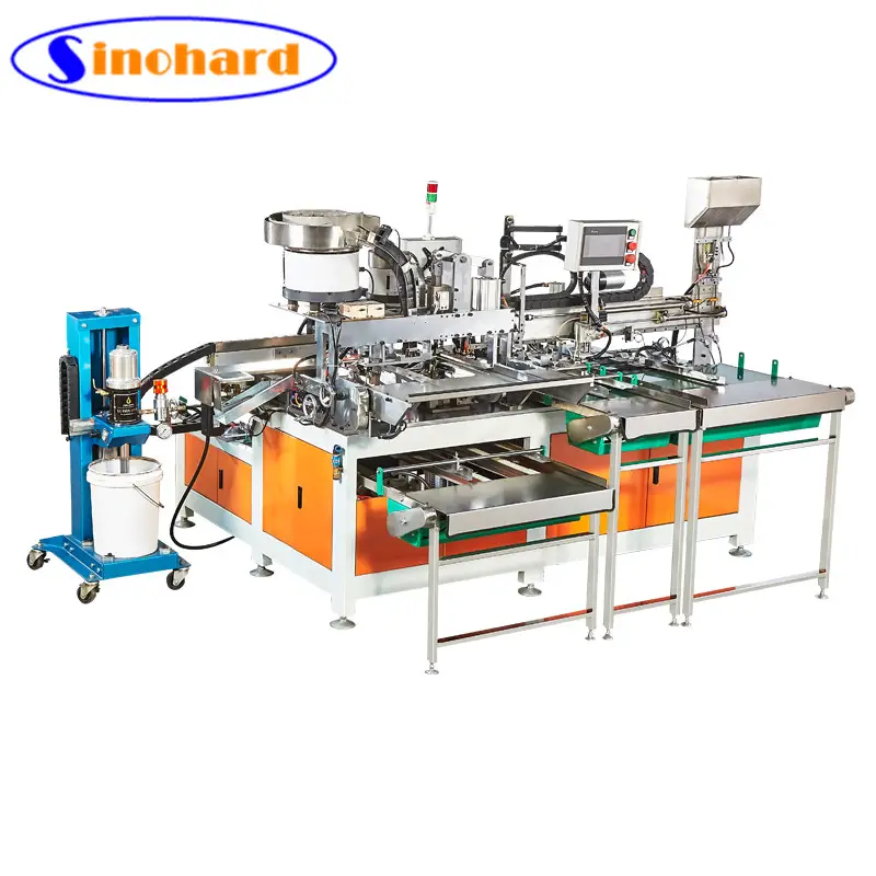 Çin fabrika üç bölüm gizli ray otomatik montaj makinesi (V6) sanayi ekipmanları