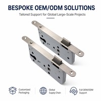 Serrure à cylindre Nightlatch 5572ZS, antivol, en acier durable, avec clé, finition noire antique, antirouille, installation facile, pour portes