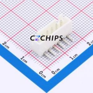 HC-XH-6AW-TW Wire-to-Board Pin Header Bent Lead Through Hole,P=2.5mm Connector 1x6P 2.5mm Right Angle Insert XH - Product Image 1