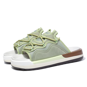 <span class=keywords><strong>Sandalias</strong></span> <span class=keywords><strong>de</strong></span> <span class=keywords><strong>Hombre</strong></span> con Diseño Geométrico, Tejidas, Antideslizantes, con Doble <span class=keywords><strong>Hebilla</strong></span> Ajustable, Plataforma, Casuales, para Caminar, en Oferta - Product Image 2