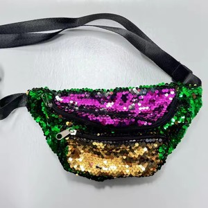 <span class=keywords><strong>Riñonera</strong></span> de Lentejuelas HLC ODM Mardi Gras Creation con Portavasos para Hombres y Mujeres, <span class=keywords><strong>Riñonera</strong></span> Morada de Carnaval para Adolescentes, Decoración para Fiestas - Product Image 3