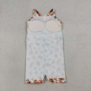 Vestido Deportivo Corto de Verano para Niñas Pequeñas, con Estampado Floral, Transpirable, de Algodón y Elastano, para Jugar Tenis, Yoga y Deportes, del Equipo de Fútbol Universitario RTS - Product Image 3