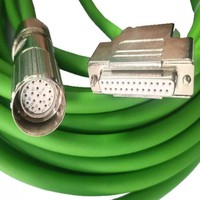 Cable Siemens MOTION-CONNECT 500 6FX5002-2CA31-1BA0 de 10 m, Cable de Señal de Codificador para Conexión de Servomotor SINAMICS S120 1FK7