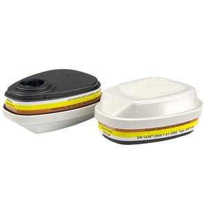 Cartouche multi-vapeurs A1E1 P3, filtre à gaz combiné <span class=keywords><strong>P100</strong></span> Hepa pour <span class=keywords><strong>masque</strong></span> <span class=keywords><strong>demi</strong></span>-visage 7502 6200 - Product Image 2