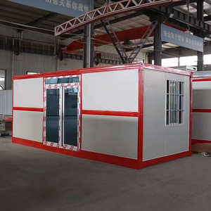 Bền 20ft gấp nhà văn phòng container 20ft có thể tháo rời đơn vị với phong cách Địa Trung Hải thép và bánh sandwich Bảng điều khiển vật liệu - Product Image 6