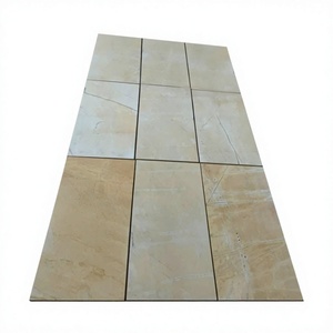 Carreaux de marbre jaune du Vietnam 30x60cm, pierre naturelle, finition polie, sablée, pour murs, sols, pavage et aménagement paysager - Product Image 1