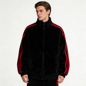 Fabricants de vêtements, impression personnalisée en gros, broderie 3D, respirant, polaire lourd 420 grammes, sweat-shirts zippés pour hommes - Product Image 2