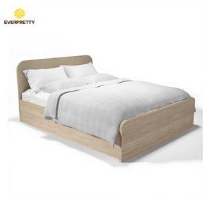 <span class=keywords><strong>Letto</strong></span> Matrimoniale in Legno Stile Nordico Moderno per <span class=keywords><strong>Hotel</strong></span>, Appartamenti, Camere d'Albergo e Ostelli - Misura Queen per 2 Persone - Product Image 2