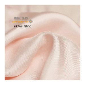 Customized <strong>Wholesale</strong> 10mm to 35mm Pure <strong>Silk</strong> Twill <strong>Fabric</strong> Mulberry <strong>Silk</strong> <strong>Fabric</strong> - Product Image 4
