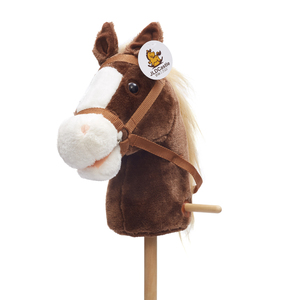 Hot Selling Stick Horse Plush Hobby Horse Stick com efeito sonoro para crianças DIY Hobby Horsing - Product Image 4