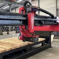 Machine de découpe de pierre CNC multifonctionnelle 3X 4X avec guidage infrarouge pour la découpe de formes spéciales de dalles de marbre et de granit