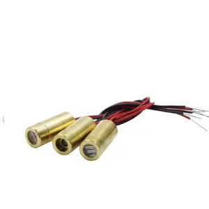 Laser head 650nm 9mm 3V 50mW Laser Cross Diode Module Red Copper Head
