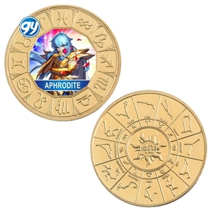 12 pièces de monnaie en métal doré de collection, dessin animé japonais Saint Seiya, anime - Product Image 2