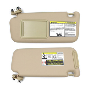 แผ่นบังแดดรถยนต์โตโยต้า RAV4 รุ่น 74310-42501-A1 สีเบจ คู่หลัง วัสดุ PVC - Product Image 2