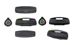 Haut-parleur puissant portable rechargeable avec lumières LED <span class=keywords><strong>son</strong></span> stéréo IPX6 pour haut-parleur <span class=keywords><strong>de</strong></span> <span class=keywords><strong>tour</strong></span> <span class=keywords><strong>de</strong></span> voyage <span class=keywords><strong>de</strong></span> plage - Product Image 4