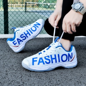 2022 zapatos de bádminton para hombres y mujeres, <span class=keywords><strong>zapatillas</strong></span> de tenis ligeras, forro de malla, moda de verano, sin cordones para atletas masculinos y femeninos - Product Image 3