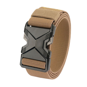 Cinturón Táctico de Nailon con Tejido Elástico para <span class=keywords><strong>Hombre</strong></span> con Hebilla de Aleación de Metal de Liberación Rápida para Senderismo, Caza y Entrenamiento - Product Image 4