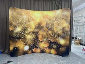 خلفية LED مخصصة لتصوير الفيديو بزاوية 360 درجة، محيطة بالكامل بإضاءة RGB لكشك التصوير، مع حامل قابل للتعديل - Product Image 4