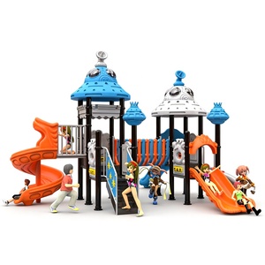 Parque Infantil Exterior Certificado por la CE con Tobogán y Mesa de Arena para Restaurantes Familiares al Aire Libre - Product Image 2