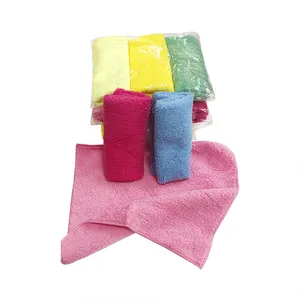 Chiffon de nettoyage réutilisable Eco antistatique biodégradable rose Euro perle verre serviette