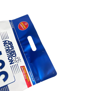 Sacs d'emballage personnalisés de poudre de protéine de lactosérum BOPP imprimés par gravure de qualité alimentaire avec sacs à fond <span class=keywords><strong>carré</strong></span> en aluminium à fermeture éclair - Product Image 5