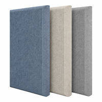 Panneau acoustique mural en tissu au design moderne, absorption acoustique efficace, panneau acoustique recouvert de tissu pour la décoration d'hôtels et de cinémas