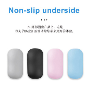 HZGAMER Antideslizante Reposamuñecas de silicona personalizadas Cojín de soporte de muñeca suave <span class=keywords><strong>Alfombrilla</strong></span> de <span class=keywords><strong>ratón</strong></span> - Product Image 5