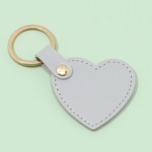Custom Laser Logo Fashion Decoration Love Shape Accessories Heart-Shaped Double Side Small Car <b>Key</b> <b>Ring</b> Pendant Keychain - Product Image 4