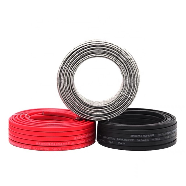 20W/m Flame Retardant Cable Soft Flexible Pipe Freeze Protection Self-regulating Heating Cable
