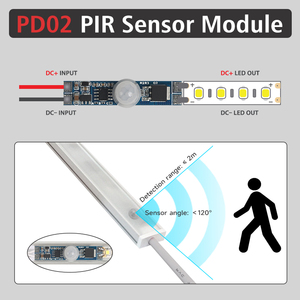 Vente en gros PIR Motion Sensor Switch Module 3A 36W 72W IR Infrared Induction Body Sensor Detector Controller Switch for LED Light - Product Image 4