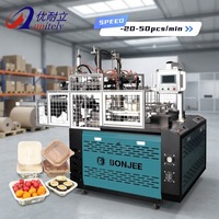 Máquina Automática de Doble Carril para Formar Bandejas Octogonales: Conformado Preciso para Envases de Comida Rápida y Ensaladas para Llevar