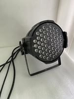 Projecteur de Scène Professionnel 54x3W RGBW LED PAR DMX512 pour Éclairage de Scène, Discothèque, Concert, Mariage et Fond de Scène
