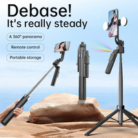 Nuevo Gimbal para Teléfonos Móviles con Batería de 1200mAH, Estabilizador Inteligente con IA Antivibración, Luz de Relleno Retráctil y Soporte para Selfies Deportivos