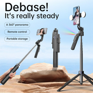 Nouveau stabilisateur intelligent IA anti-tremblement avec batterie 1200 mAh, lumière d'appoint rétractable, perche à selfie et support de téléphone pour téléphones mobiles sportifs - Product Image 2