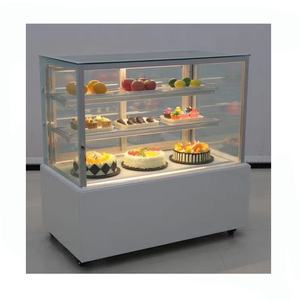 Refrigerador Exhibidor de Pasteles para Bodas y Hoteles con Enfriamiento por Aire de Temperatura Única, Estantes Ajustables, Iluminación LED y Control <span class=keywords><strong>Digital</strong></span> - Product Image 1