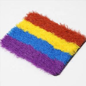 <span class=keywords><strong>Gazon</strong></span> artificiel coloré doux bleu jaune blanc violet rouge rose - Product Image 4