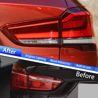 KGKB LED-Rückleuchten-Set für BMW X1 F48 F49 18i 20i 25i 2016-2019 Neues Design Upgrade DRL Bremslicht Blinker Plug & Play