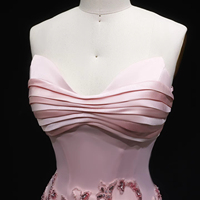 Robe de soirée élégante Lsz529, coupe trapèze, plissée, ornée de paillettes et de perles, pour les fêtes d'anniversaire, les bals de promo, pour femmes, Jancember