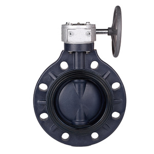 Válvula de retención oscilante FRPP para miembros del equipo, 110 mm, estructura de una sola lapa, para agua del grifo y otros fluidos, diseño de paso directo - Product Image 1