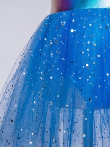 Disfraces de Alien para Niñas de 6 a 16 Años, Diseño Metálico, con Braguitas Integradas, Vestidos de Ballet con Tutú de Malla, para Eventos Temáticos y Actuaciones Escénicas - Product Image 4