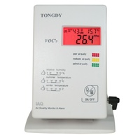 Moniteur de qualité de l'air Tongdy, capteur TVOC avec température, humidité, sortie relais RS485